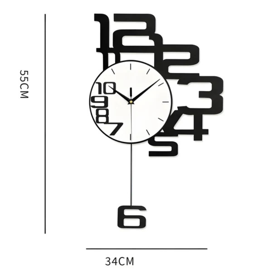 Aevum - Elegante und moderne stille Wanduhr für ein stilvolles Zuhause