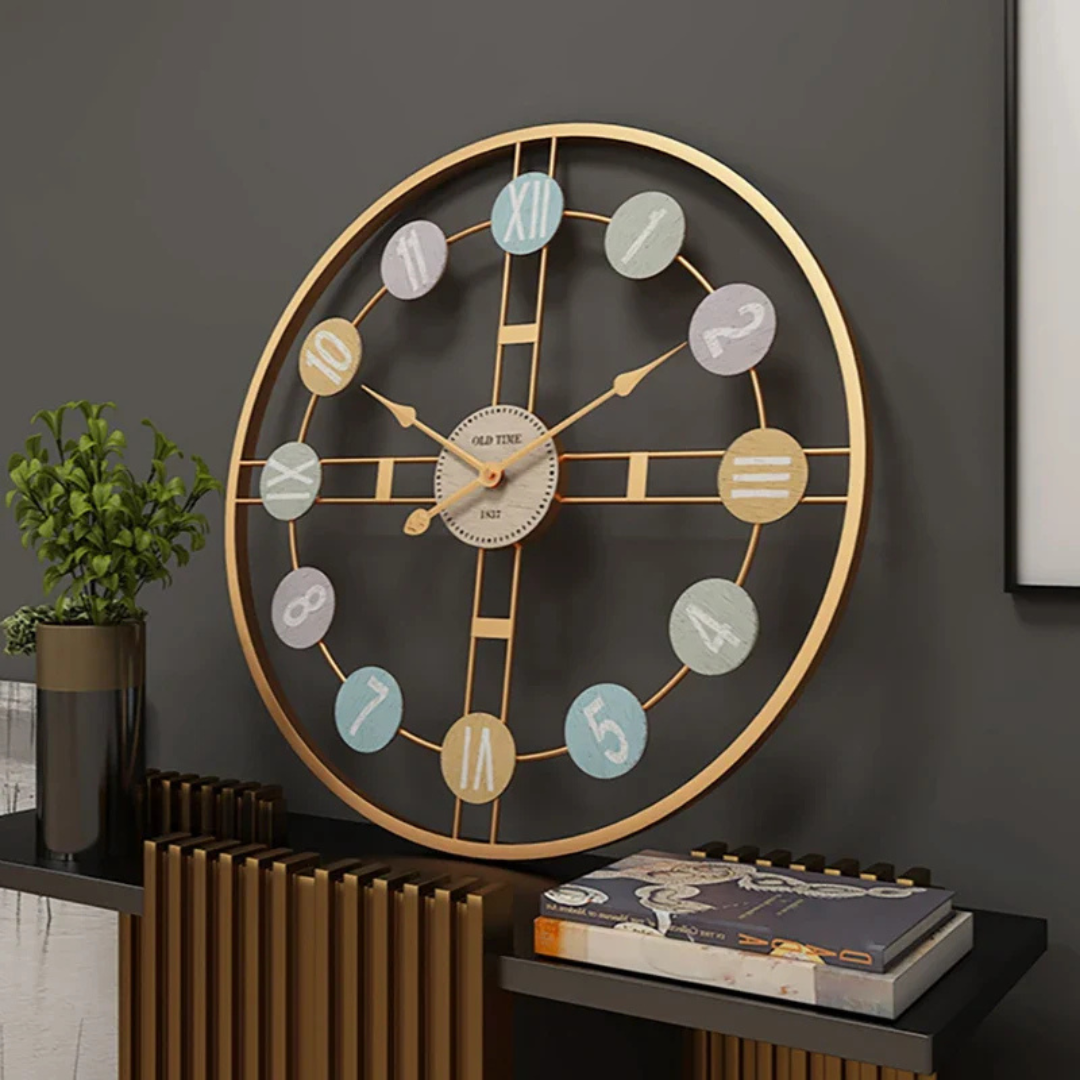 Große Wanduhr für das Wohnzimmer - Stilvolles und funktionales Dekorationsobjekt