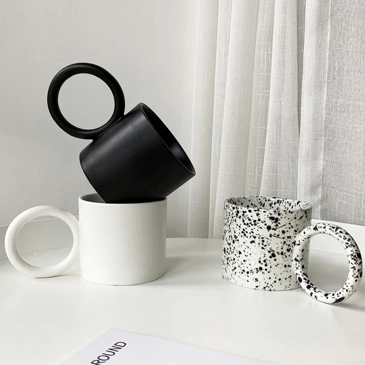 Große Tasse Griff – Extra großer Griff für komfortables und einfaches Handhaben von Geschirr