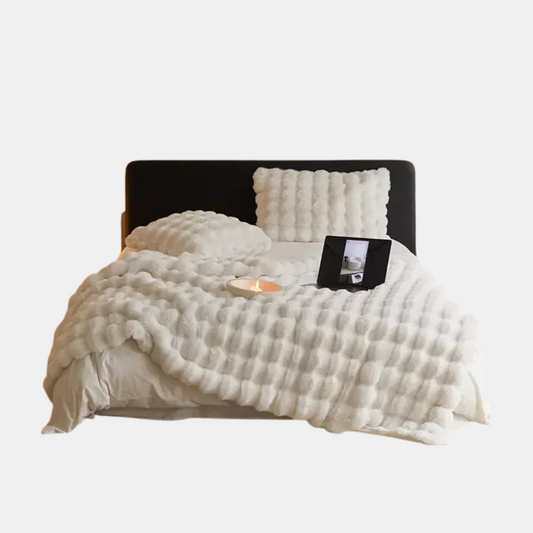 Ultimativer Komfort: Weiche Fleece-Decke zum Einkuscheln im Bett und auf dem Sofa, ideal für das ganze Jahr