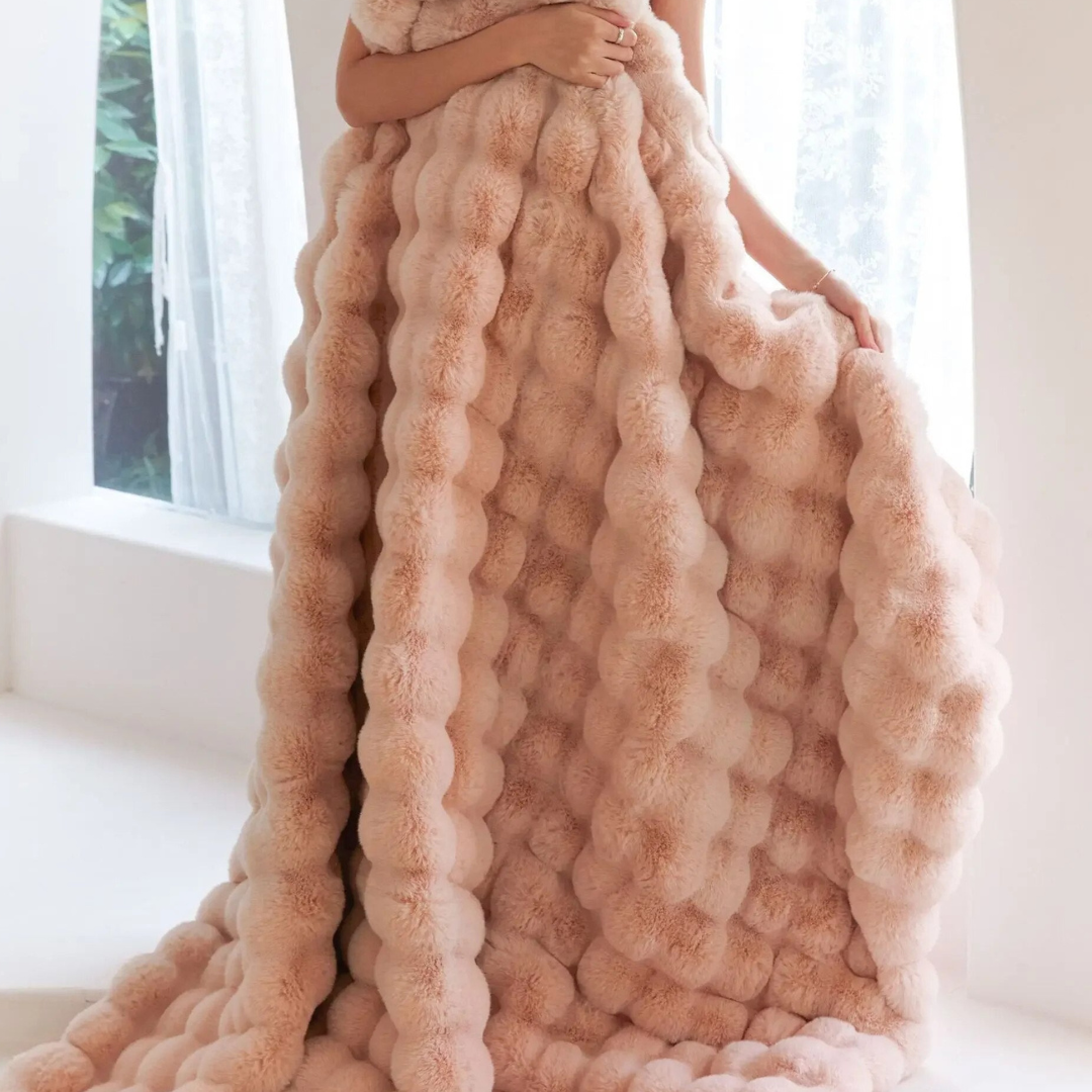 Ultimativer Komfort: Weiche Fleece-Decke zum Einkuscheln im Bett und auf dem Sofa, ideal für das ganze Jahr