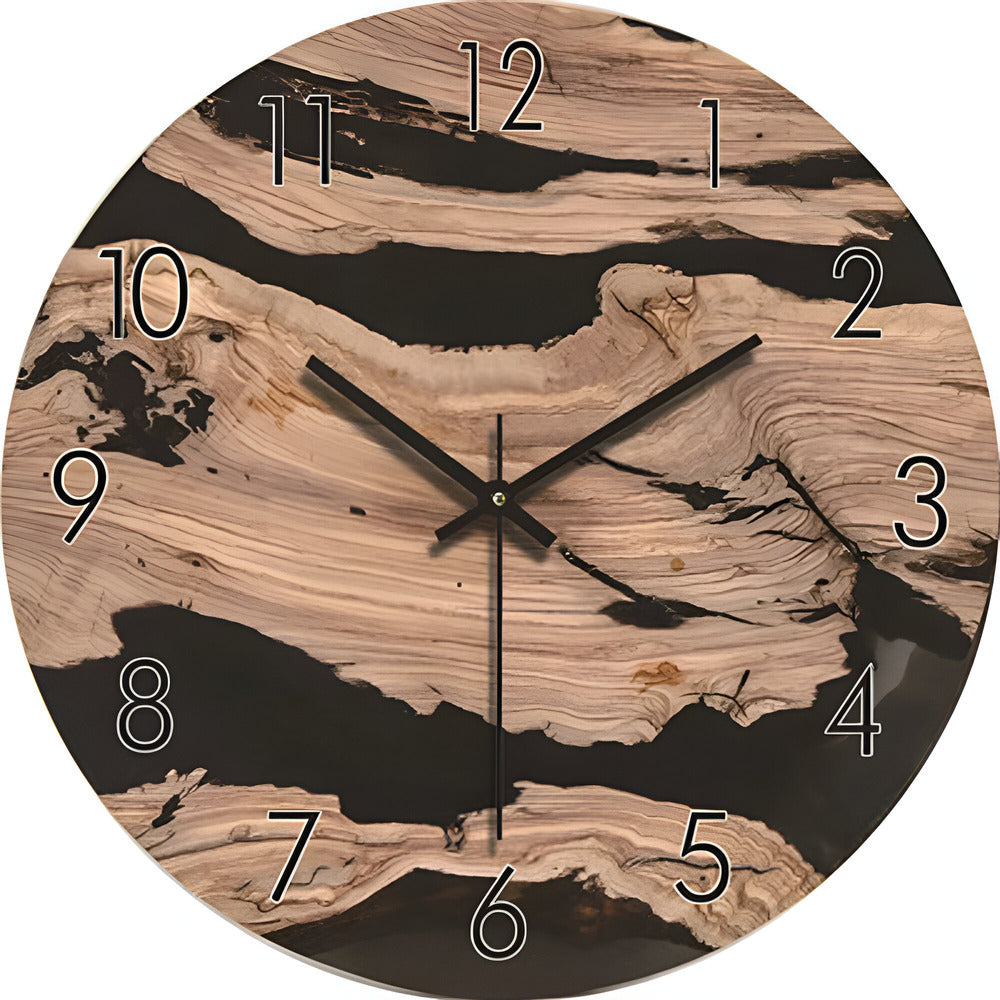 Arista - Elegante minimalistische Wanduhr aus Holz für einen modernen Look