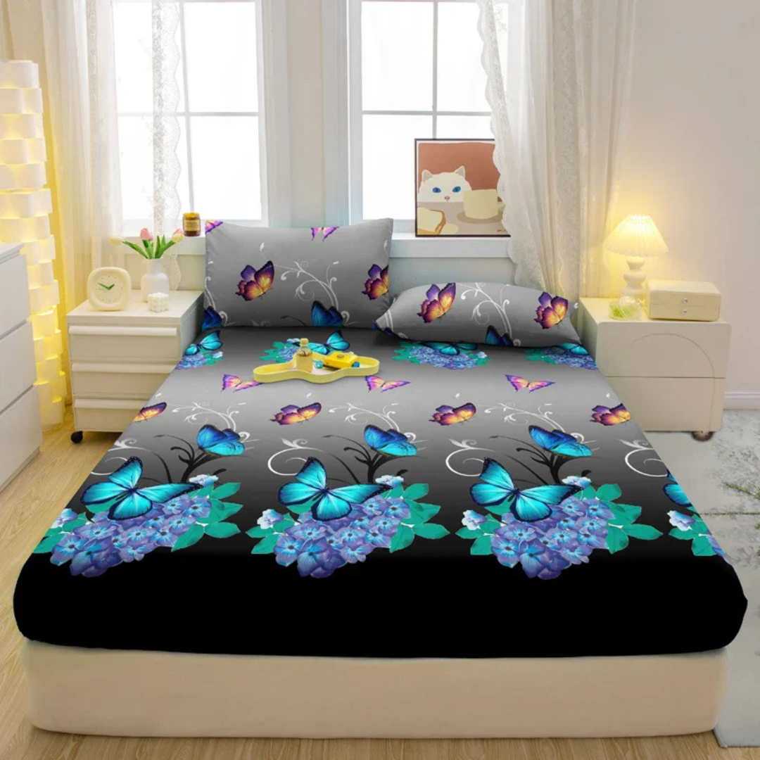 Schicke graue Tagesdecke – Luxuriöser dekorativer Überwurf für ein stilvolles Schlafzimmer