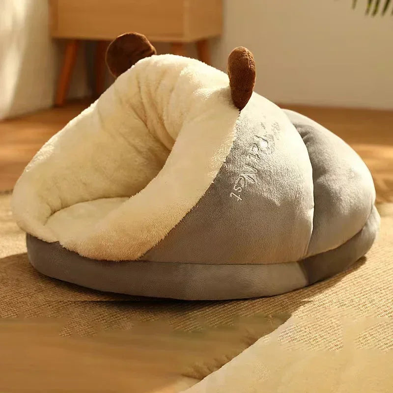 Luxus Klappbares Hundebett - Perfekt für warme und komfortable Winterfreude