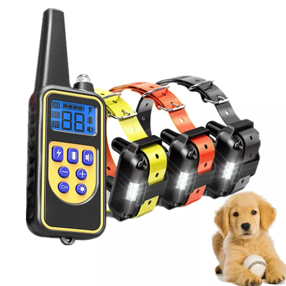 Wasserdichtes Hundetrainingshalsband mit wiederaufladbarem Akku – Einfaches und effizientes Training