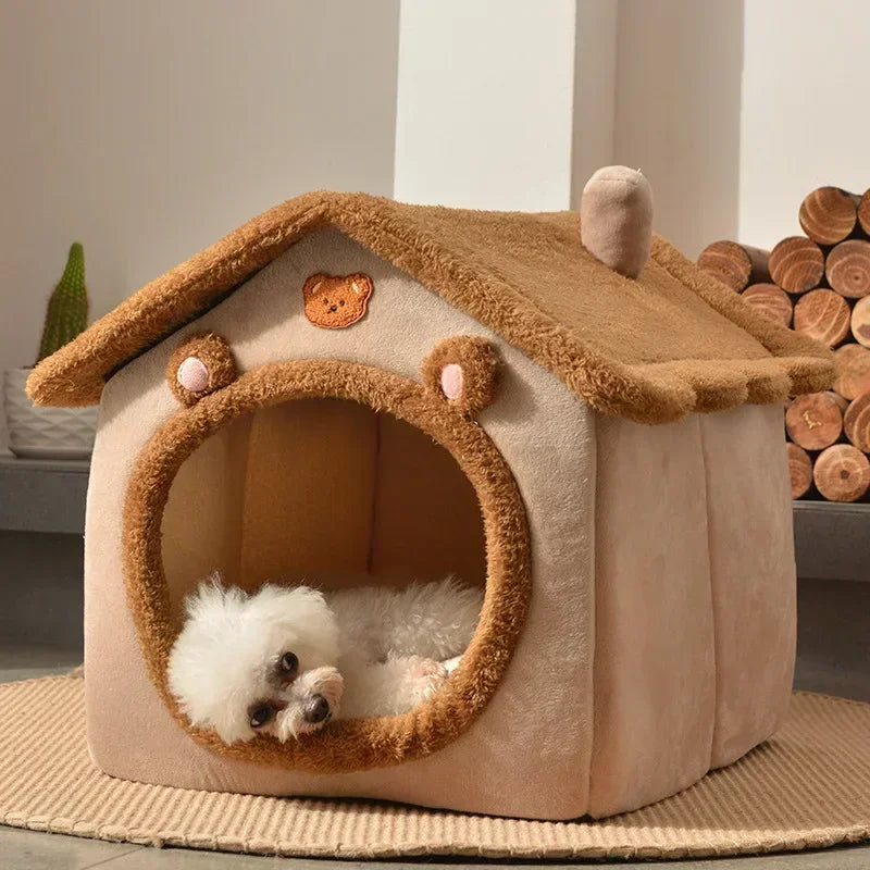 Bequemes faltbares Hundebett für kleine Haustiere