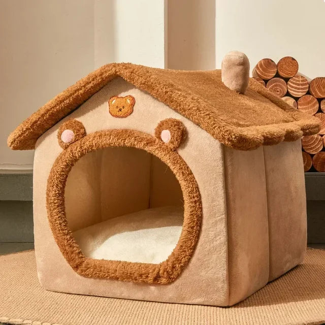 Bequemes faltbares Hundebett für kleine Haustiere