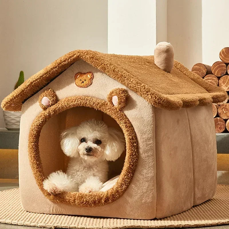 Bequemes faltbares Hundebett für kleine Haustiere