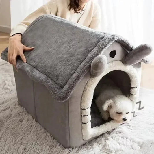 Ganzjahres-Hundehütte für kleine Hunde