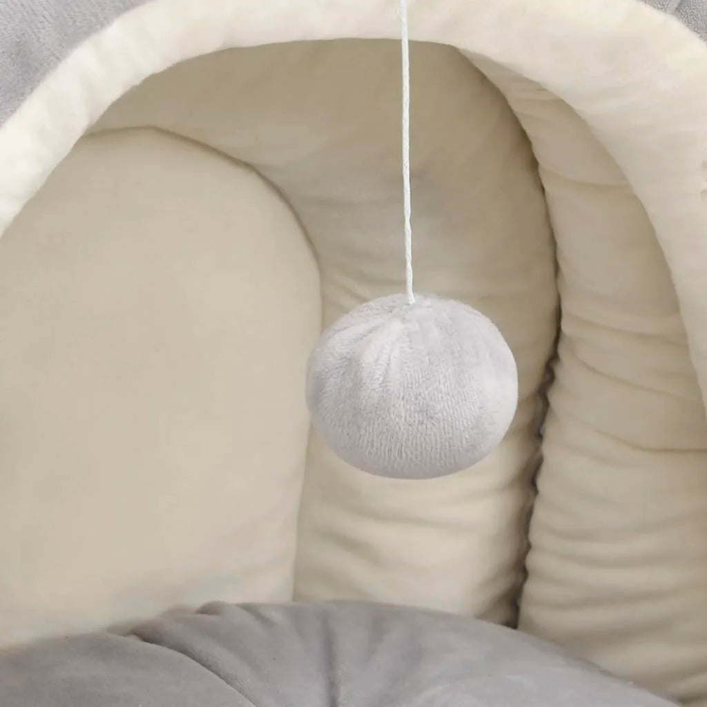 Bequeme Plüschhöhle für Haustiere zum Kuscheln und Spaß haben