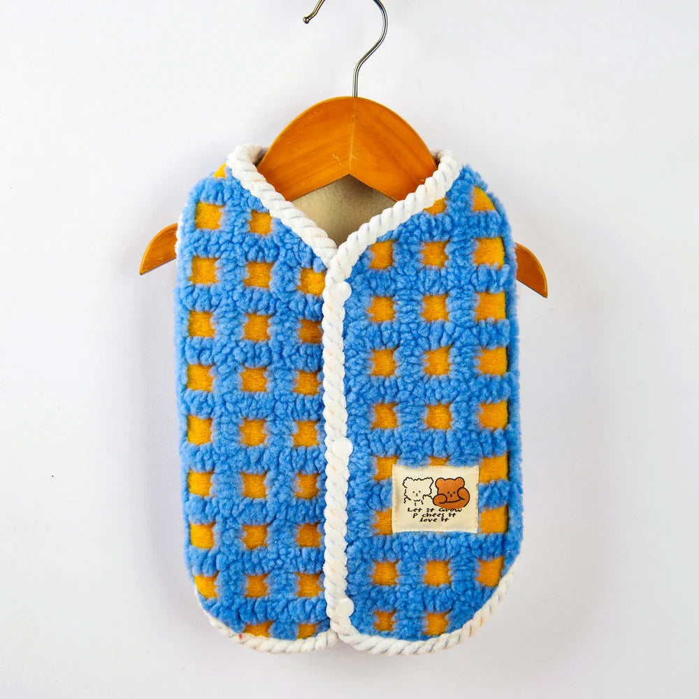 Luxus Komfort Fleece-Mantel für Französische Bulldogge und Chihuahua für warmen Schutz