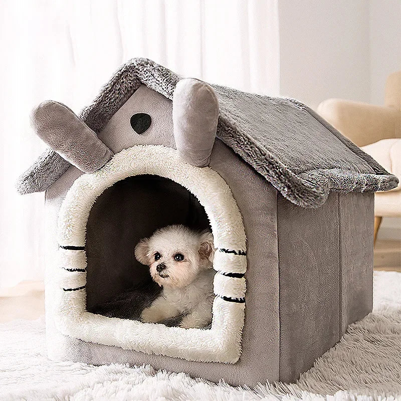 Bequemes faltbares Hundebett für kleine Haustiere