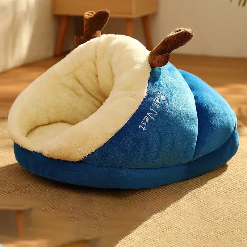 Luxus Klappbares Hundebett - Perfekt für warme und komfortable Winterfreude