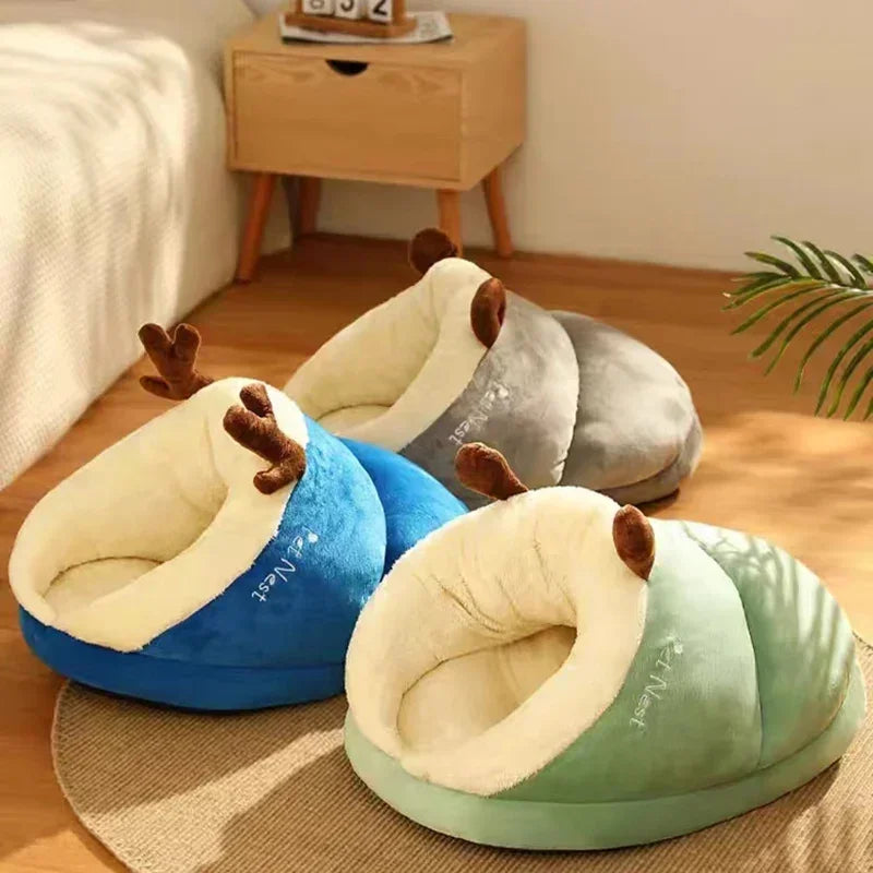Luxus Klappbares Hundebett - Perfekt für warme und komfortable Winterfreude