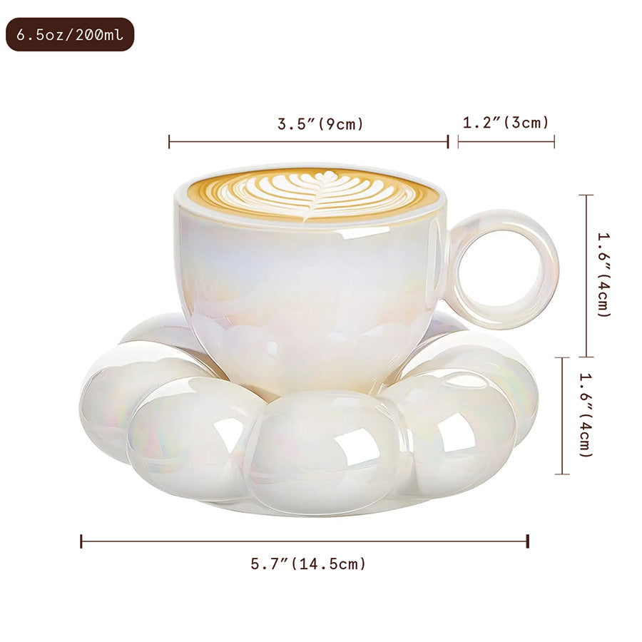 Elegante Sonnenblumen-Tasse mit Blumenmuster Perfekt für ein schönes Frühstück