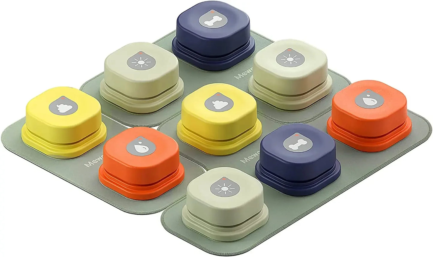 Animations-Button-Set für bessere interaktive Kommunikation mit Hunden