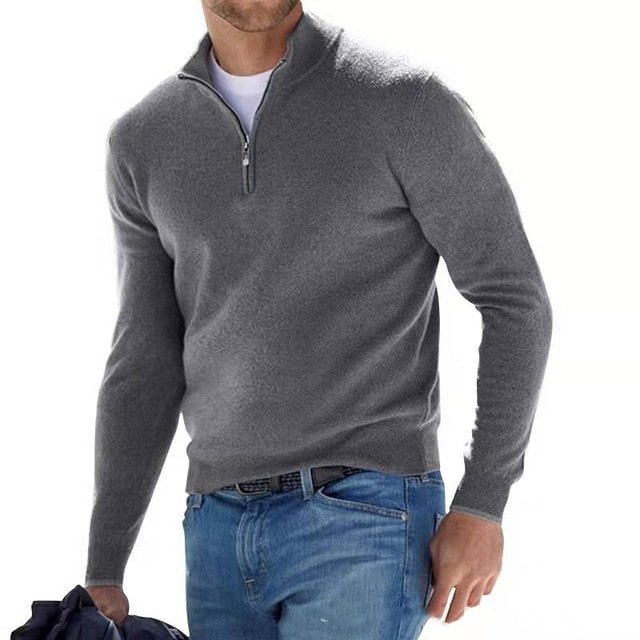 Leon – Stylish Zip-Up Pullover for the Perfect Comfort