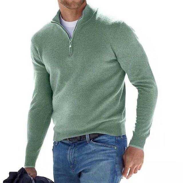 Leon – Stylish Zip-Up Pullover for the Perfect Comfort