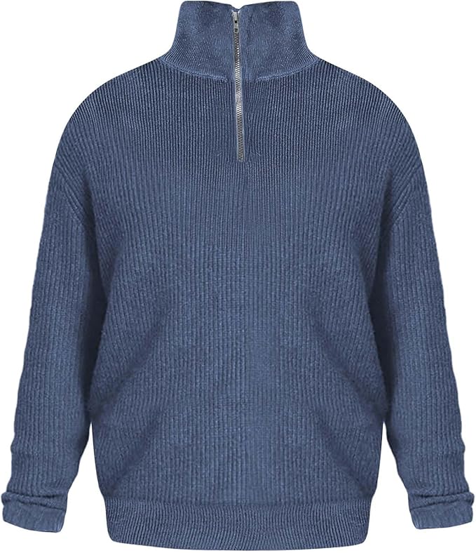 Pascal - Comfortable, soft round neck knitted sweater for every occasion