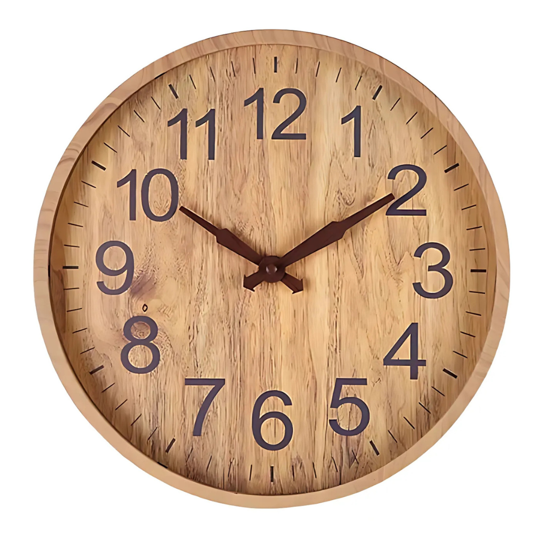 Clocky Clock - Große stilvolle Wanduhr für Wohnzimmer