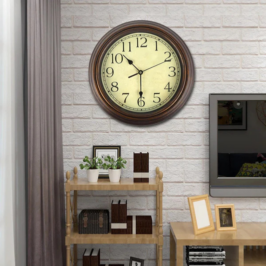 Nostga zeitlose Retro-Wanduhr für ein stilvolles Wohnzimmer