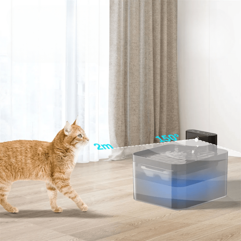 Fortschrittlicher kabelloser Sensor-Wasserbrunnen für ein besseres katzenfreundliches Erlebnis