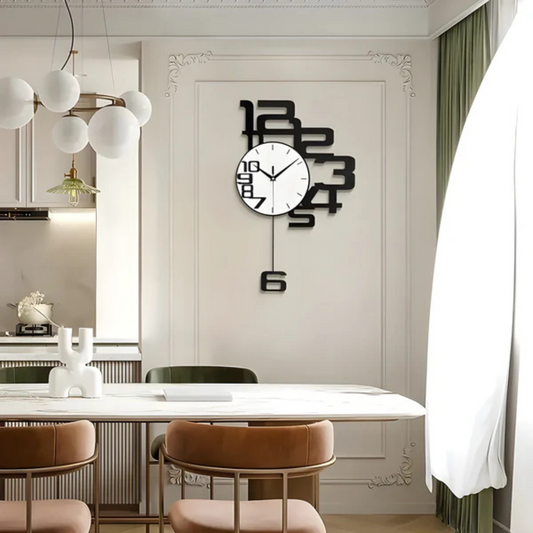 Aevum - Elegante und moderne stille Wanduhr für ein stilvolles Zuhause