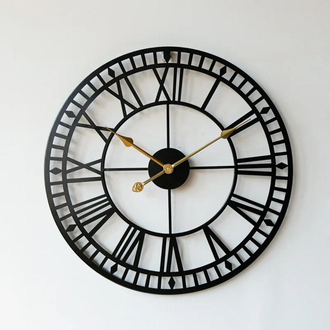 Epohi Retro Wanduhr - Stilvolle Uhr für das Wohnzimmer