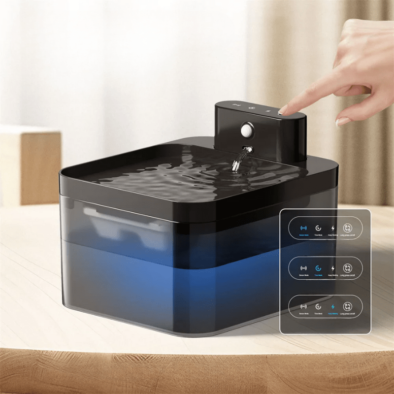Fortschrittlicher kabelloser Sensor-Wasserbrunnen für ein besseres katzenfreundliches Erlebnis
