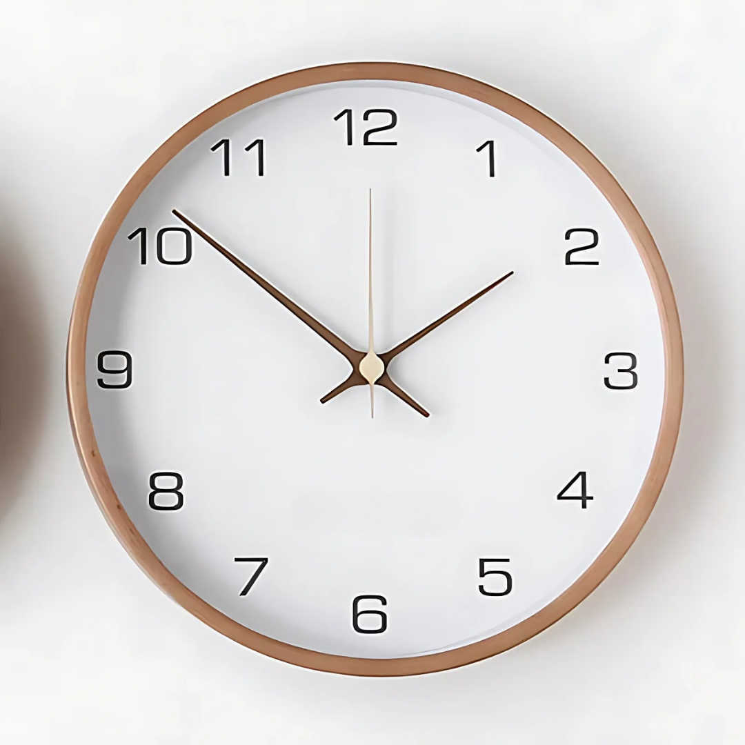 Transcend - Elegante moderne hölzerne Wanduhr für ein stilvolles Interieur