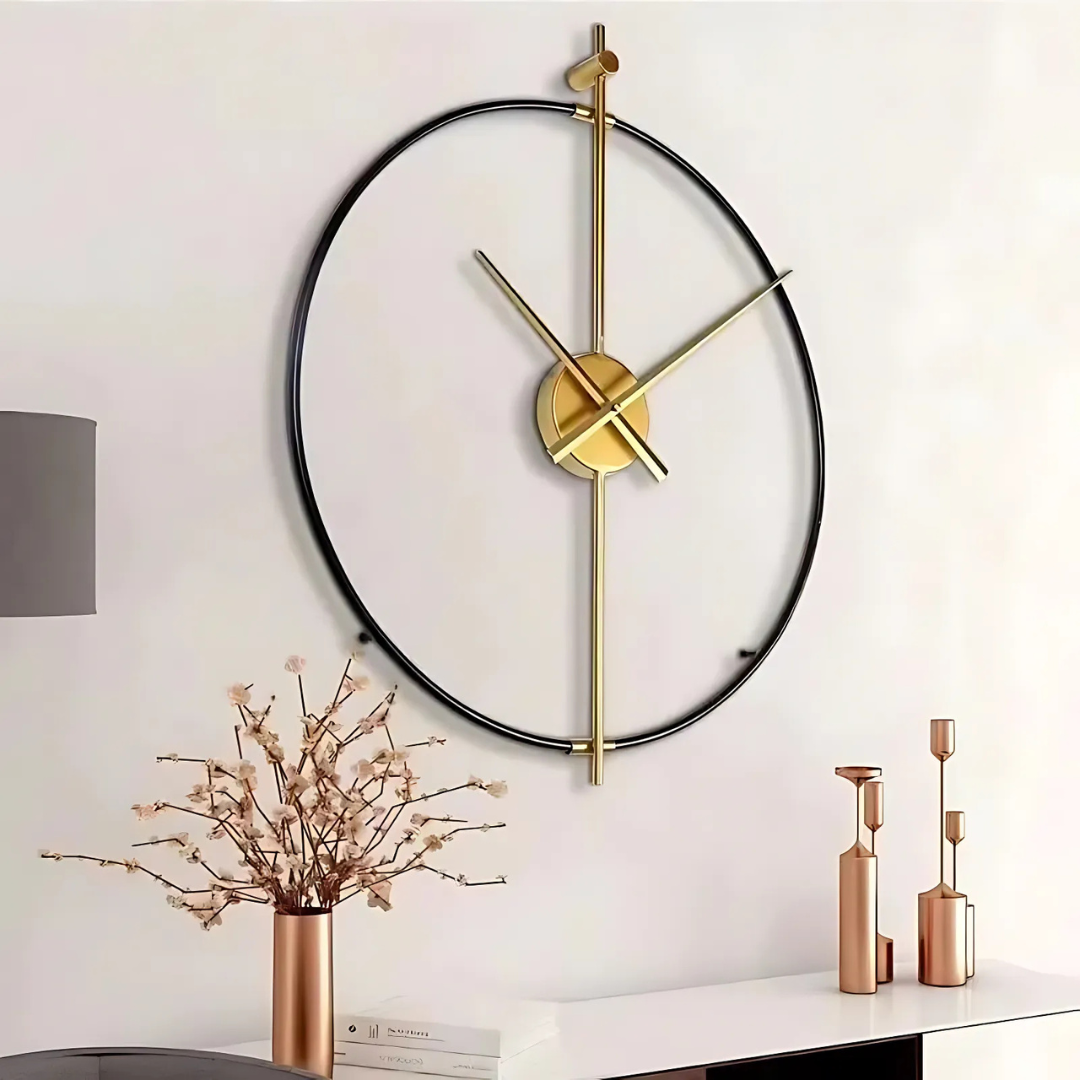 Timenis - Große stilvolle Wanduhr für ein modernes Interieur