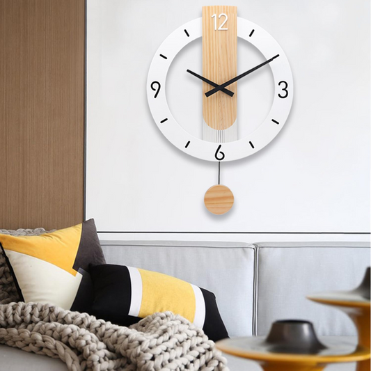 Ritma - Stilvolle große Wanduhr für ein elegantes Wohnzimmer
