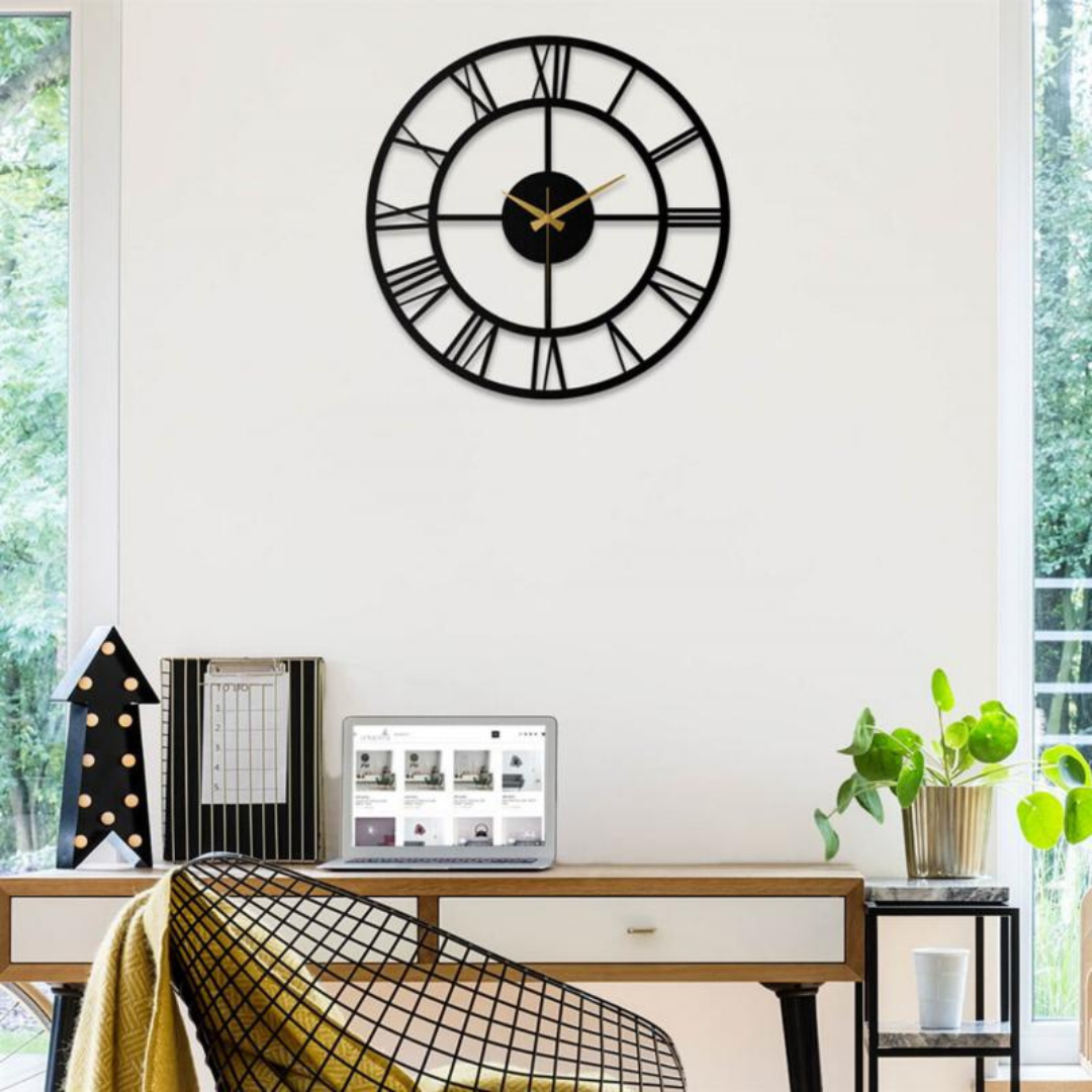 Epohi Retro Wanduhr - Stilvolle Uhr für das Wohnzimmer