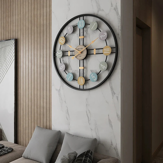 Große Wanduhr für das Wohnzimmer - Stilvolles und funktionales Dekorationsobjekt