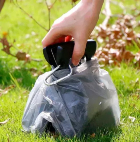 Praktische und hygienische faltbare Lösung für Hundekot