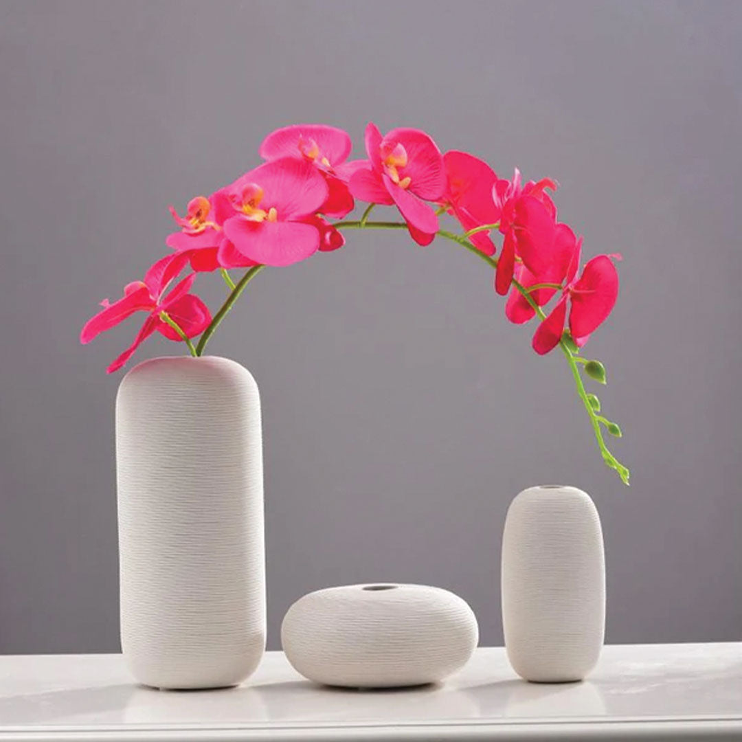 Handgemachte Keramikvase Blanche
