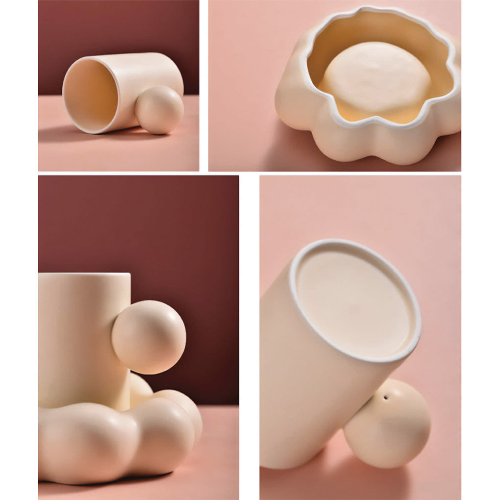 Cloud Keramikbecher-Set – Eleganz und Komfort für Ihre Getränke