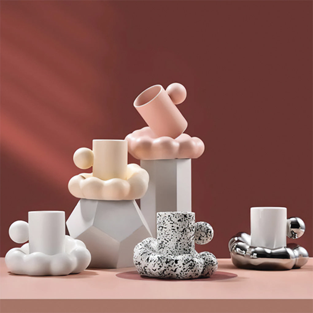 Cloud Keramikbecher-Set – Eleganz und Komfort für Ihre Getränke