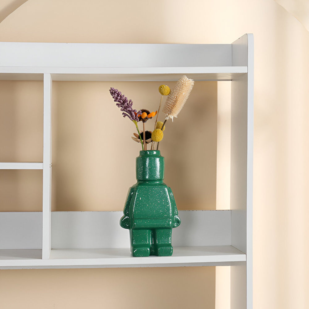 Larissa - Moderner Roboter-Design Geflochtener Blumentopf für eine Einzigartige Gartengestaltung