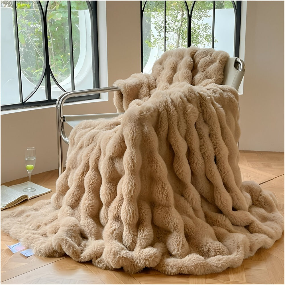 Kuschelige Flauschige Fleece-Decke – Superweich, Warm und Stilvoll für Extra Komfort