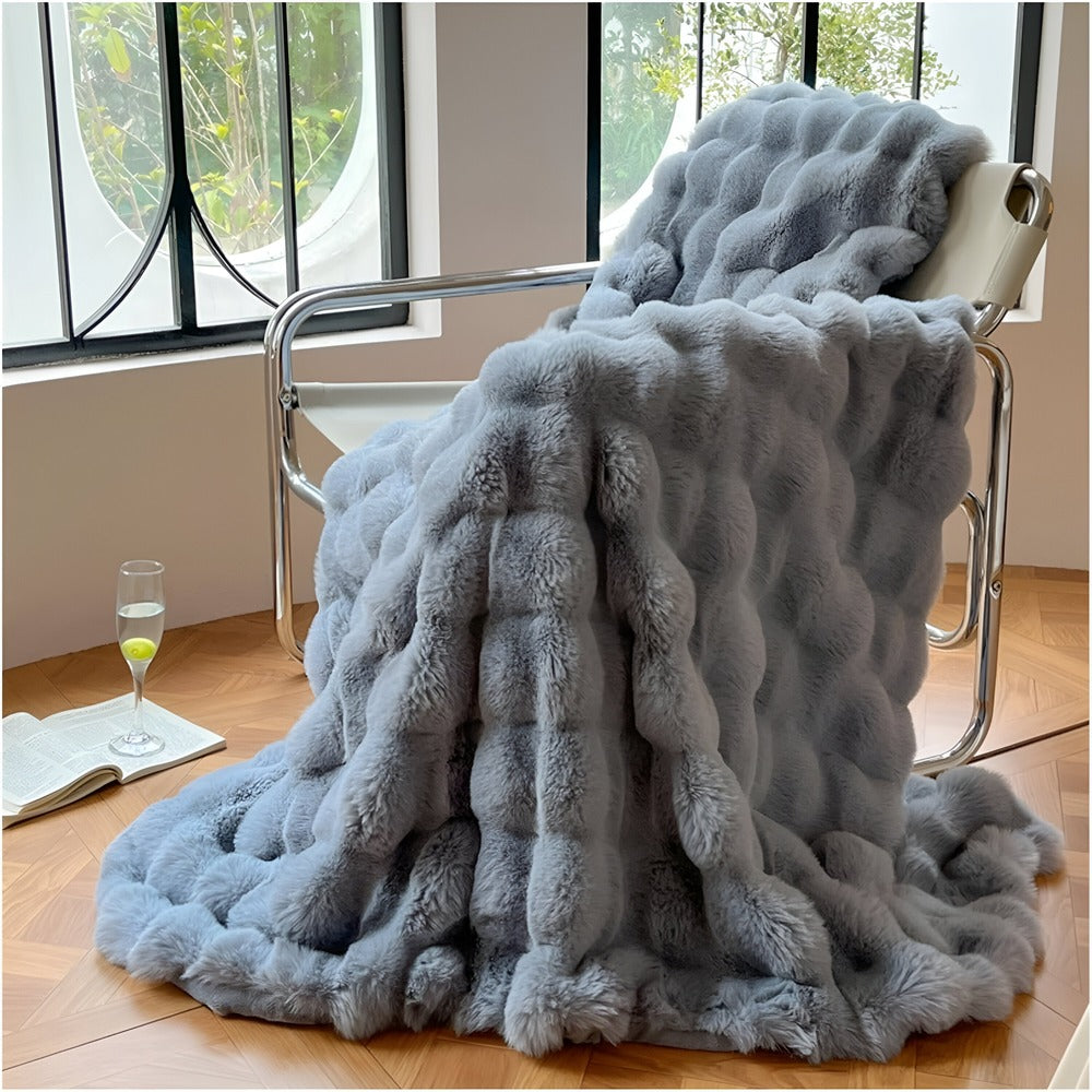 Kuschelige Flauschige Fleece-Decke – Superweich, Warm und Stilvoll für Extra Komfort