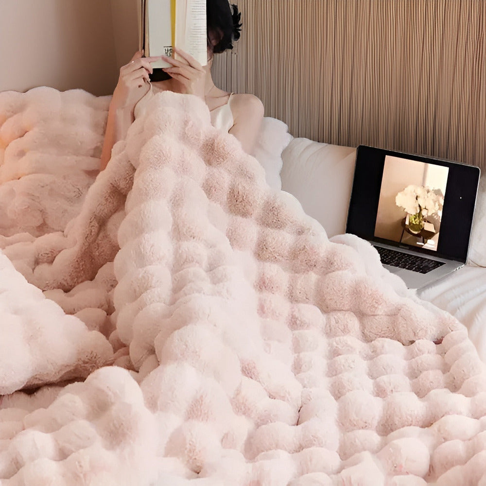 Kuschelige Flauschige Fleece-Decke – Superweich, Warm und Stilvoll für Extra Komfort