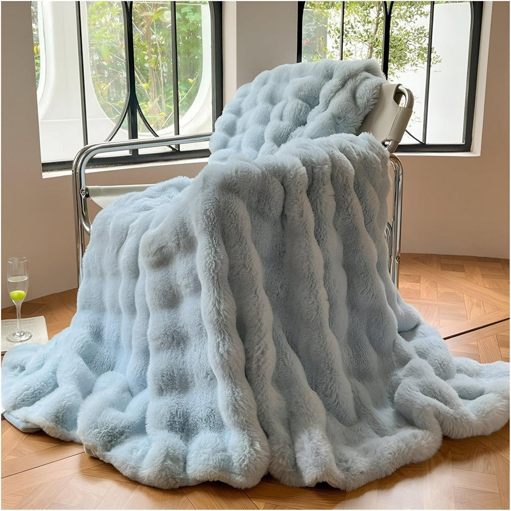 Kuschelige Flauschige Fleece-Decke – Superweich, Warm und Stilvoll für Extra Komfort