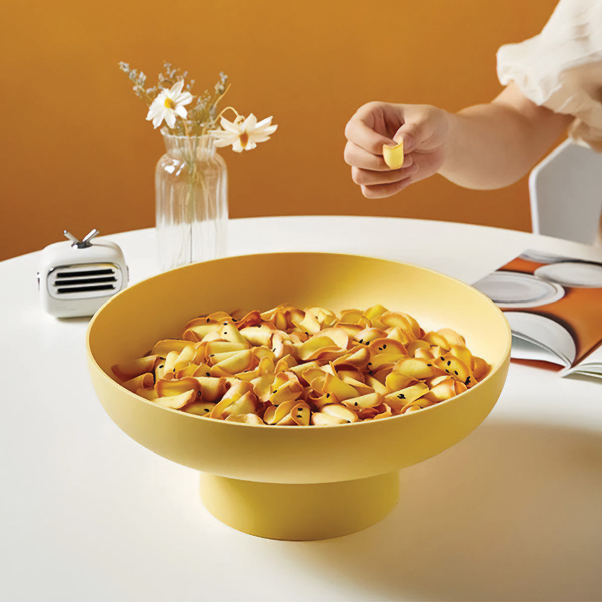 Runde Obstschale