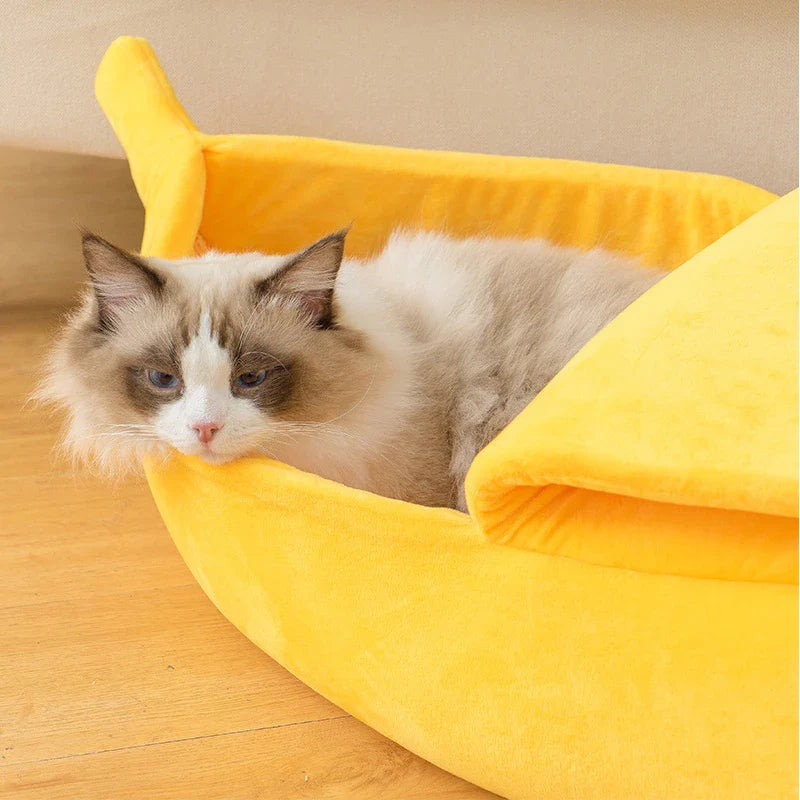 Weiches und gemütliches Katzenbett mit verspieltem Touch
