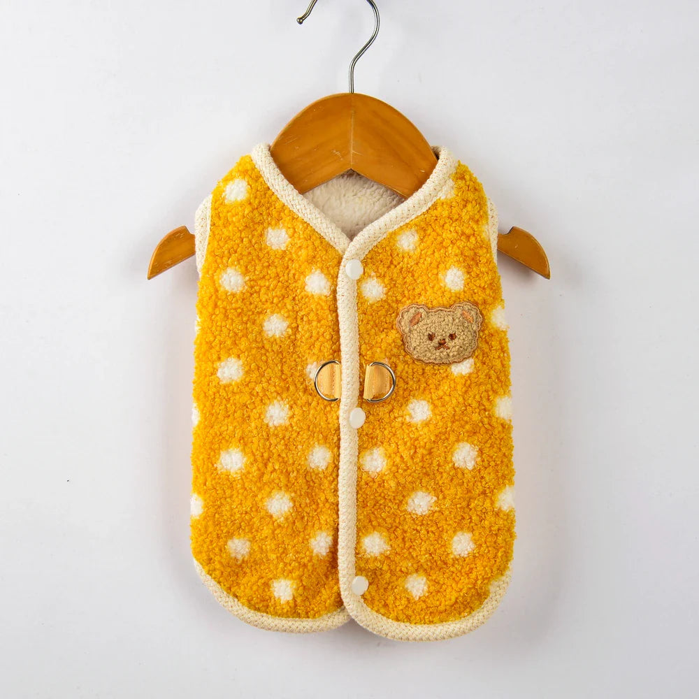 Luxus Komfort Fleece-Mantel für Französische Bulldogge und Chihuahua für warmen Schutz