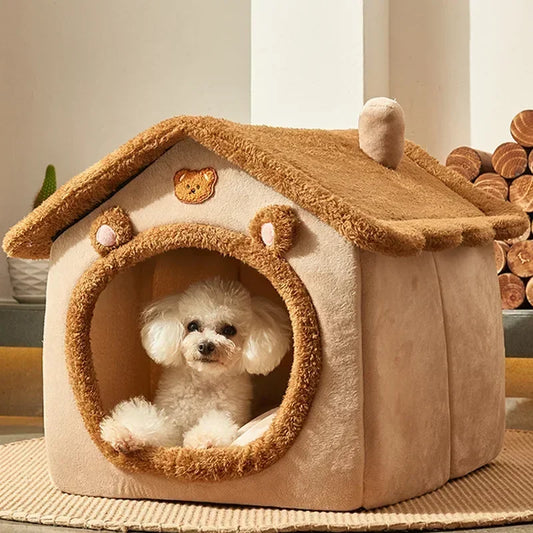 Bequemes faltbares Hundebett für kleine Haustiere
