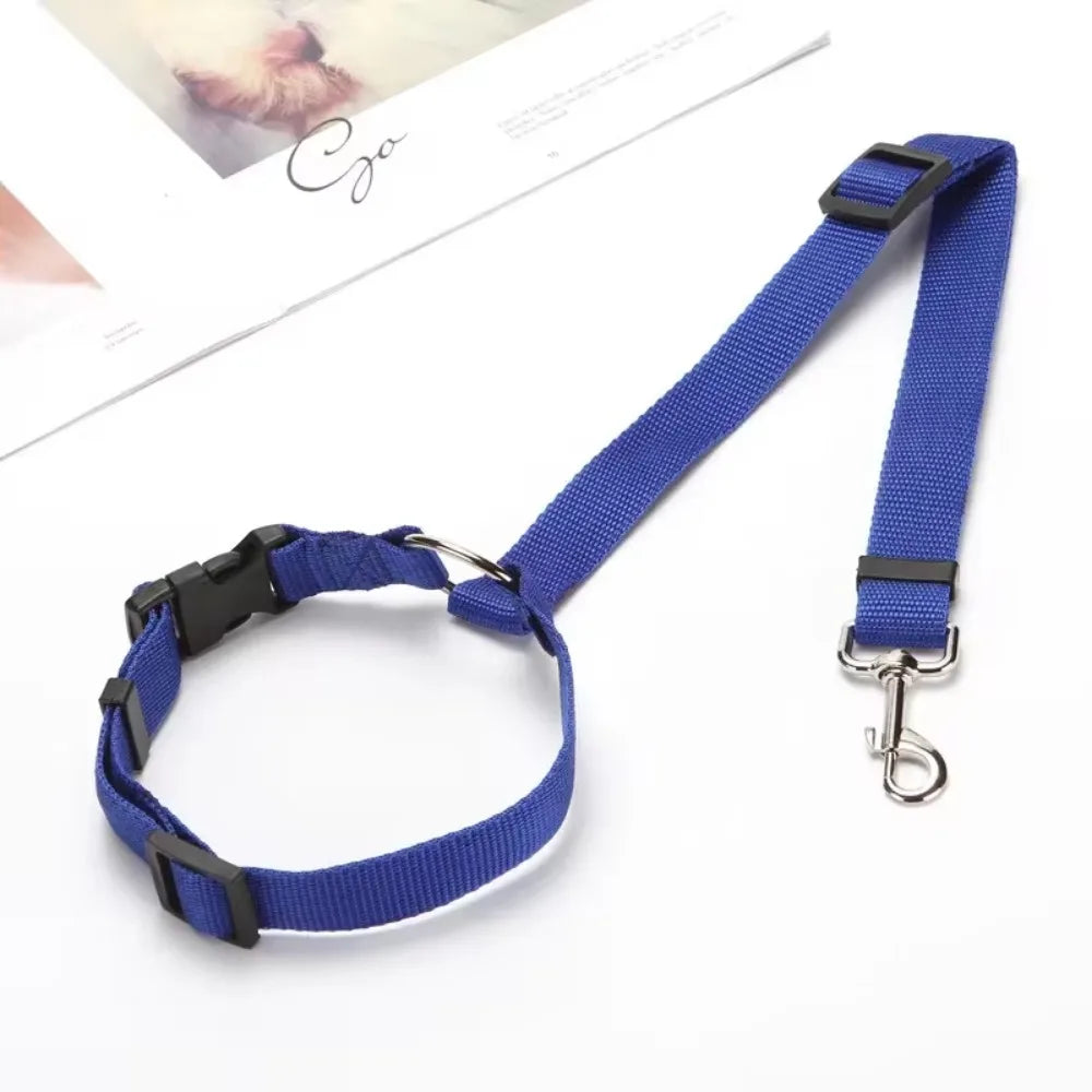 Verstellbarer Nylon-Hundegurt und Geschirr für sichere und komfortable Reisen
