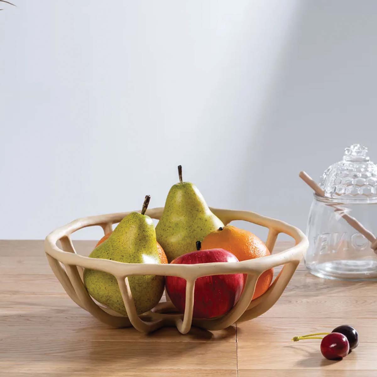 Elegante und geformte Harz-Obstschale für eine raffinierte Präsentation