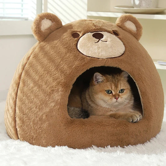 Luxuriöses bequemes Bett für Katzen und Hunde für ultimative Ruhe und gemütlichen Komfort
